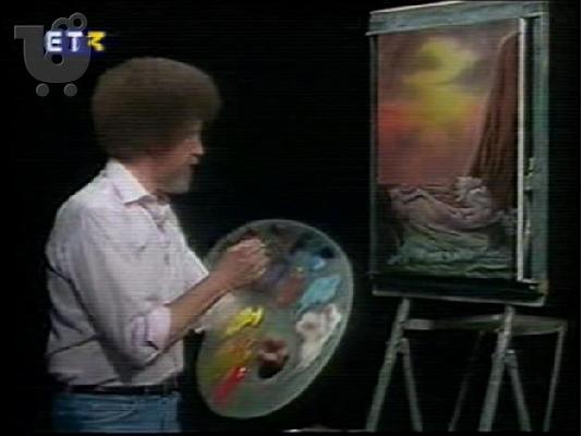 Μαθήματα ζωγραφικής με τον Bob Ross  στα Ελληνικά